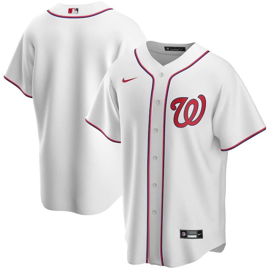 Mens Washington Nationals Nike White Home Replica Team MLB Jerseys